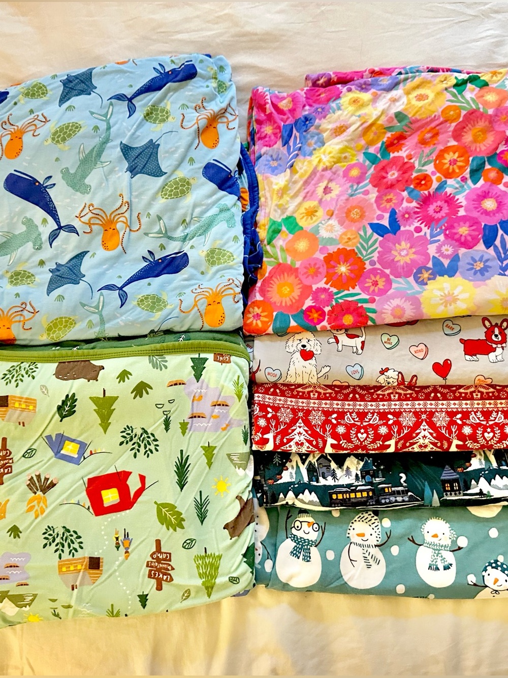 Little Sleepies Swaddle Blankets